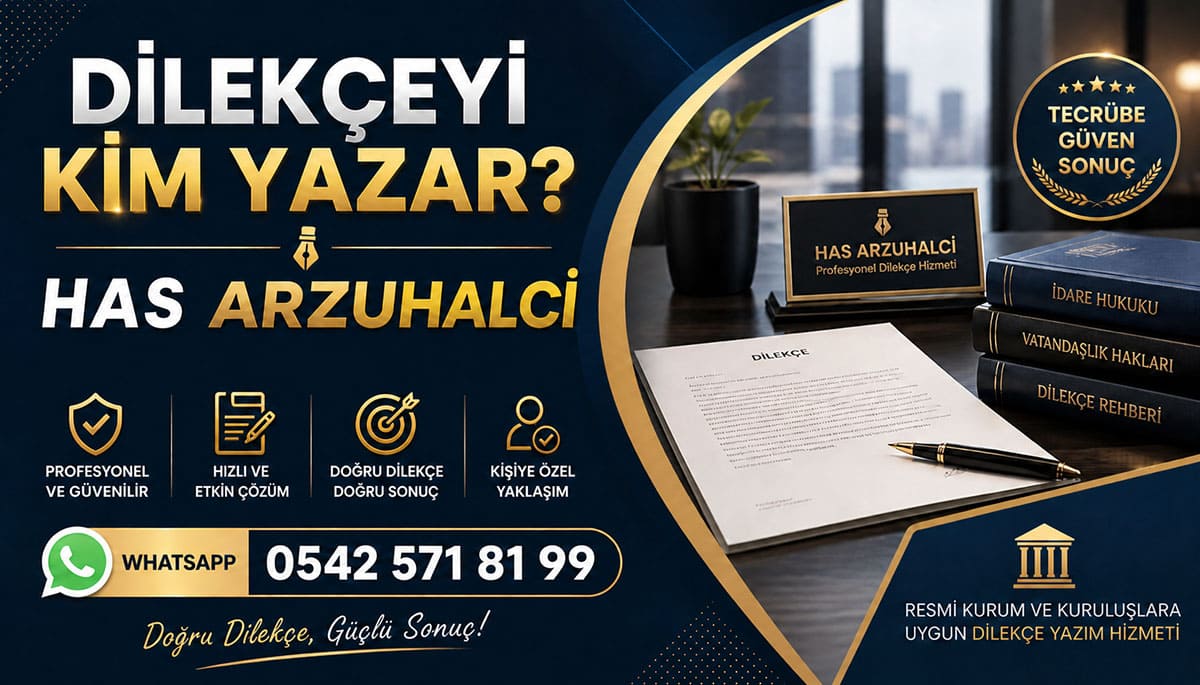 Dilekçeyi Kim Yazar