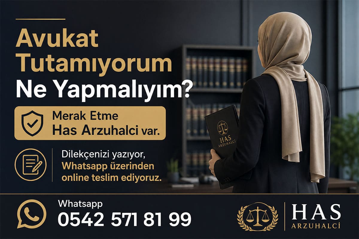 Avukat Tutamıyorum. Ne Yapmalıyım?