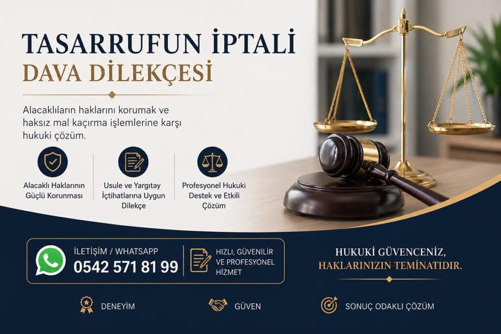 Tasarrufun İptali