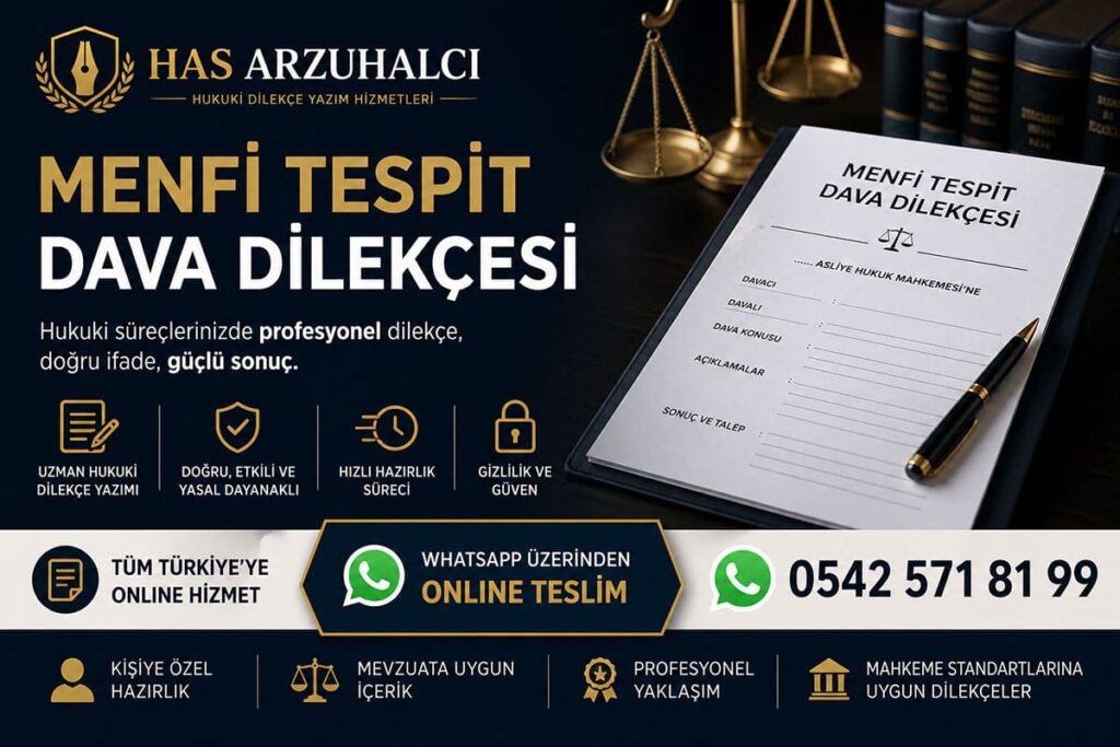 Menfi Tespit