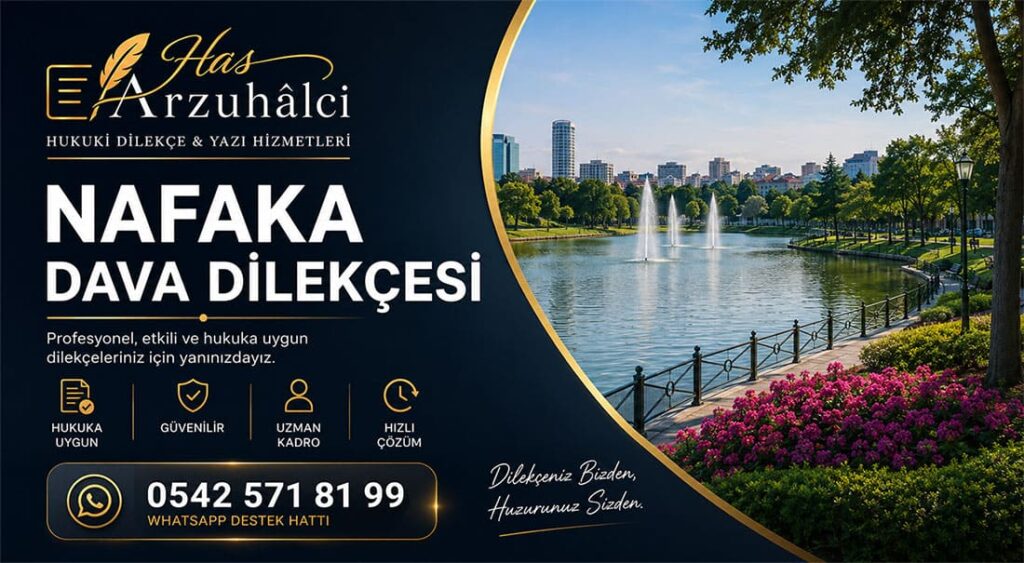 Nafaka Dava Dilekçesi