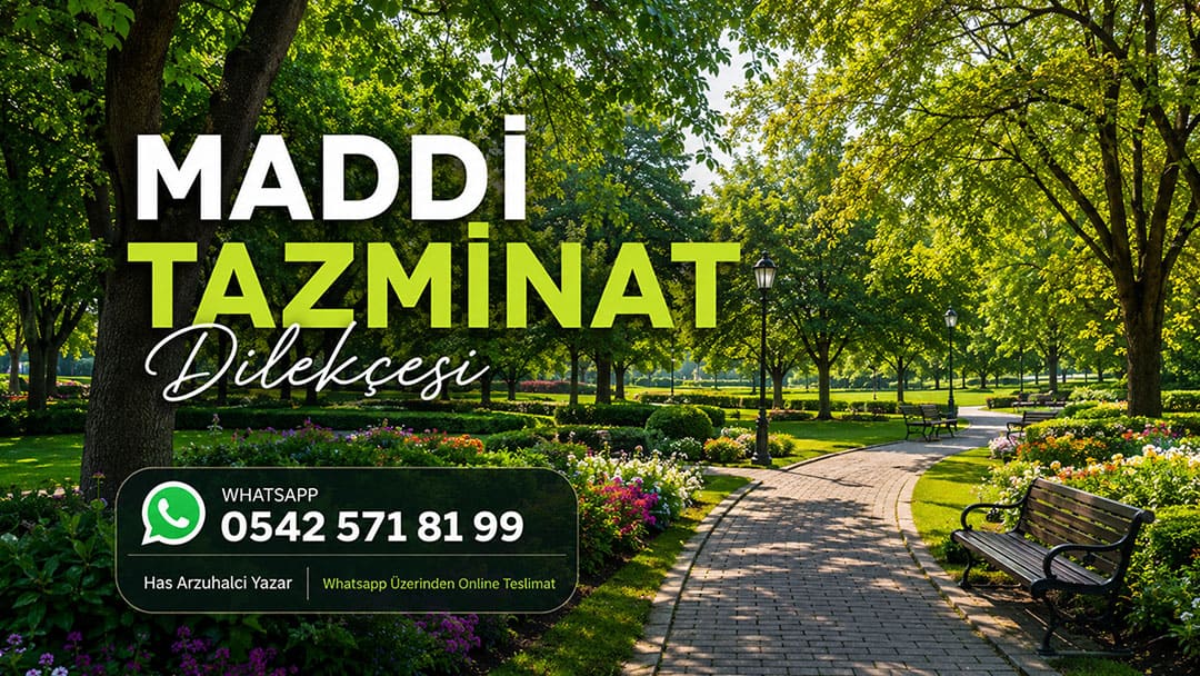 Maddi Tazminat Dilekçesi Maddi Tazminat